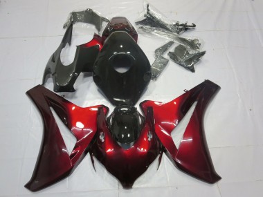 2008-2011 Candy Red and Black Honda CBR1000RR Motorcycle Fairings Canada