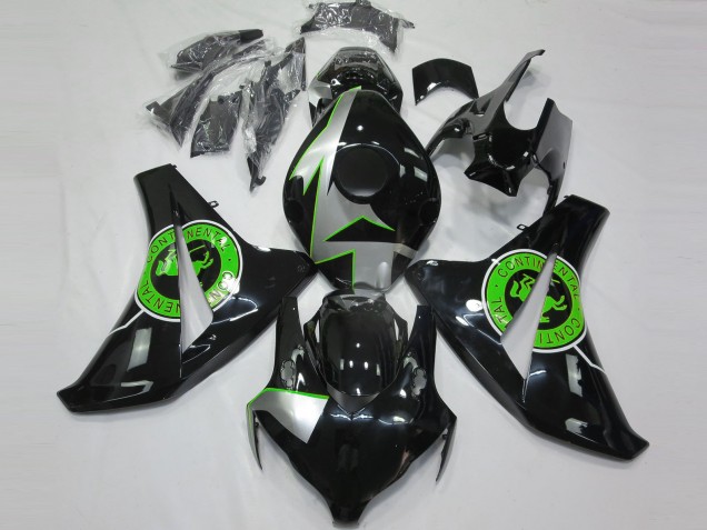 2008-2011 Gloss Black & Green Honda CBR1000RR Motorcycle Fairings Canada