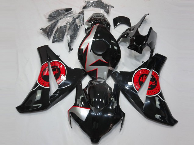 2008-2011 Gloss Black & Red Honda CBR1000RR Motorcycle Fairings Canada