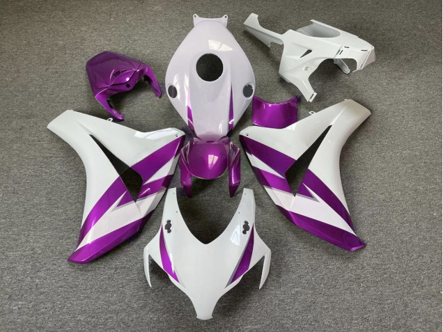 2008-2011 Gloss White & Purple Trim Honda CBR1000RR Motorcycle Fairings Canada