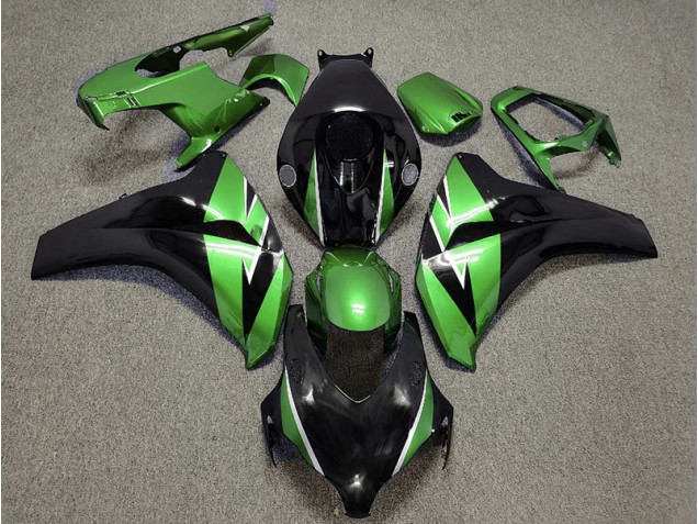 2008-2011 Green and Black Honda CBR1000RR Motorcycle Fairings Canada