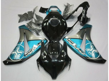 2008-2011 Light Blue on Black Custom Honda CBR1000RR Motorcycle Fairings Canada