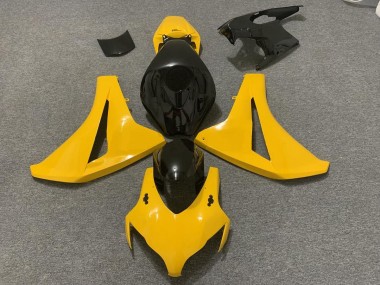 2008-2011 Pearl Yellow and Black Honda CBR1000RR Motorcycle Fairings Canada