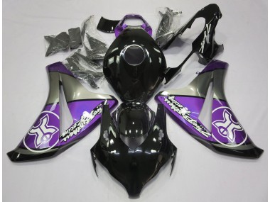 2008-2011 Purple on Black Custom Honda CBR1000RR Motorcycle Fairings Canada