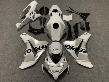 2008-2011 Silver Repsol Honda CBR1000RR Motorcycle Fairings Canada