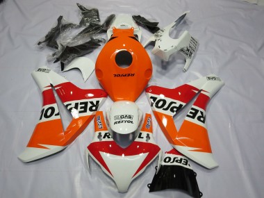 2008-2011 White Repsol Design Honda CBR1000RR Motorcycle Fairings Canada