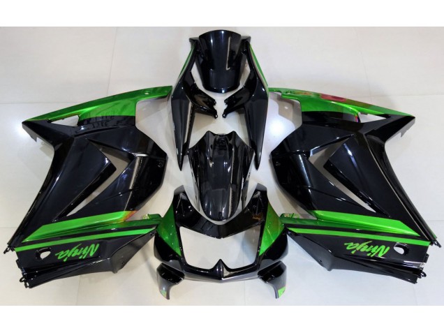 2008-2013 Gloss Black & Green Kawasaki Ninja 250 Motorcycle Fairings Canada