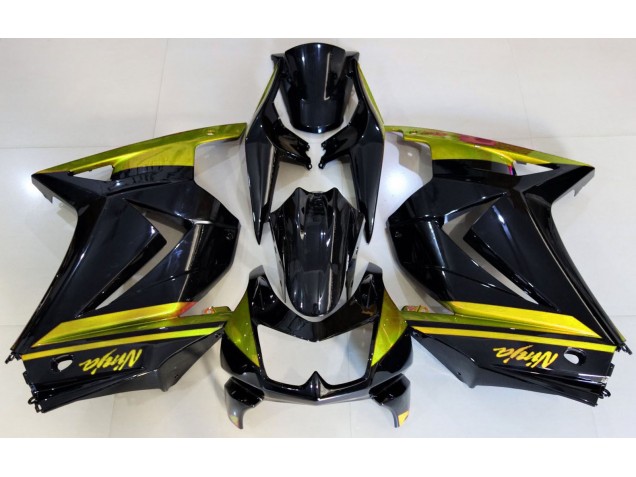 2008-2013 Gloss Black & Yellow Kawasaki Ninja 250 Motorcycle Fairings Canada