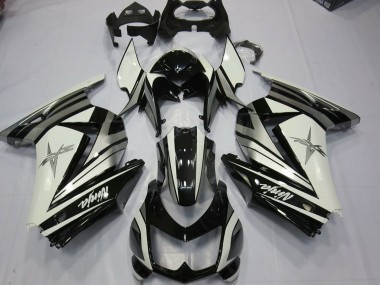 2008-2013 White Silver Star Kawasaki Ninja 250 Motorcycle Fairings Canada