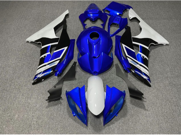 2008-2016 Blue Black and White OEM Style Yamaha R6 Motorcycle Fairings Canada