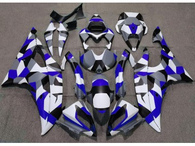 2008-2016 Blue Camo Plain Yamaha R6 Motorcycle Fairings Canada