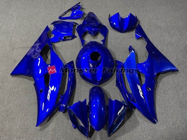 2008-2016 Deep Blue Yamaha R6 Motorcycle Fairings Canada