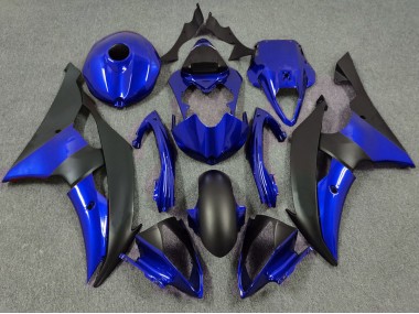 2008-2016 Deep Blue and Matte Black Yamaha R6 Motorcycle Fairings Canada