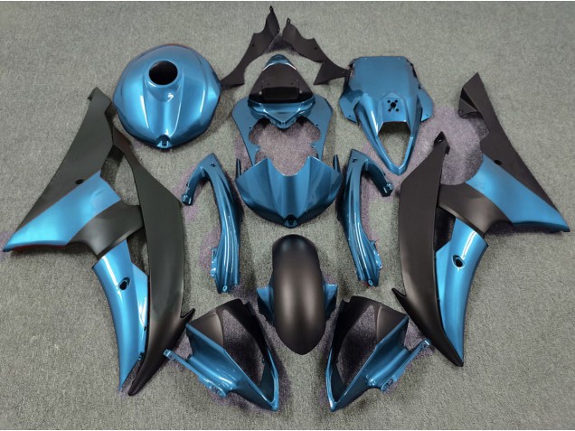 2008-2016 Electric Blue and Matte Black Yamaha R6 Motorcycle Fairings Canada