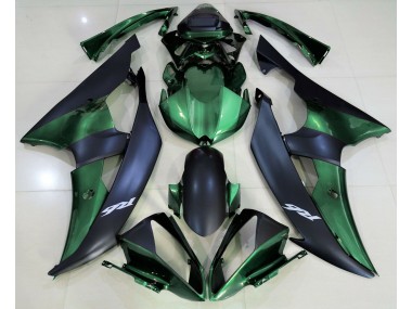 2008-2016 Forest Green and Matte Black Yamaha R6 Motorcycle Fairings Canada