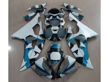 2008-2016 Glacier Blue Snow Camo Yamaha R6 Motorcycle Fairings Canada