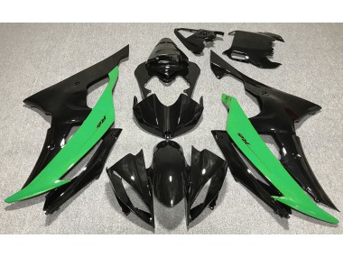 2008-2016 Gloss Black & Green Yamaha R6 Motorcycle Fairings Canada