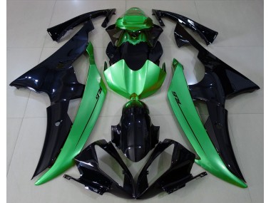 2008-2016 Gloss Black & Light Green Yamaha R6 Motorcycle Fairings Canada