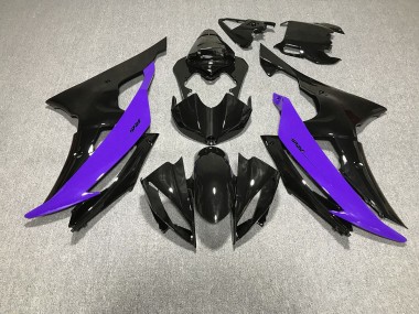 2008-2016 Gloss Black & Purple Yamaha R6 Motorcycle Fairings Canada