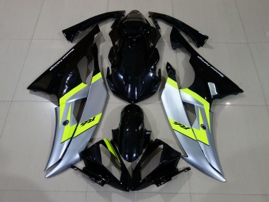 2008-2016 Gloss Black & Silver Yamaha R6 Motorcycle Fairings Canada