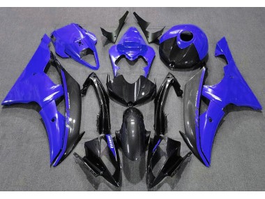 2008-2016 Gloss Blue and Carbon Yamaha R6 Motorcycle Fairings Canada