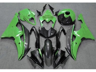 2008-2016 Gloss Green and Carbon Yamaha R6 Motorcycle Fairings Canada