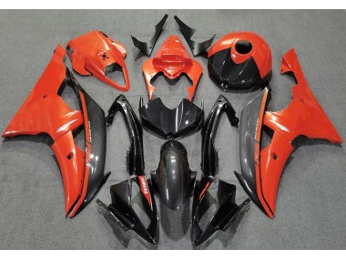 2008-2016 Gloss Orange and Carbon Yamaha R6 Motorcycle Fairings Canada