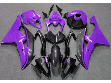 2008-2016 Gloss Purple and Carbon Yamaha R6 Motorcycle Fairings Canada