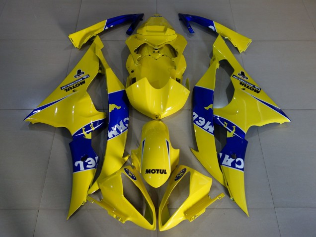 2008-2016 Gloss Yellow Camel Yamaha R6 Motorcycle Fairings Canada