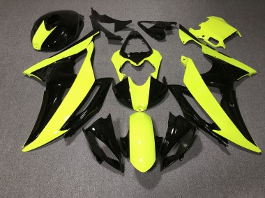 2008-2016 High Viz and Black Custom Yamaha R6 Motorcycle Fairings Canada