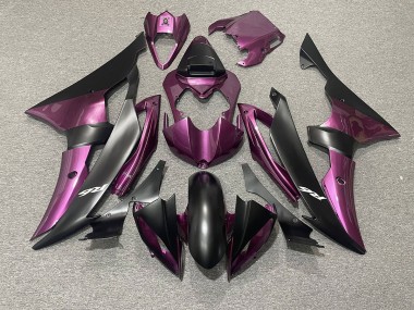 2008-2016 Light Purple and Matte Black Yamaha R6 Motorcycle Fairings Canada