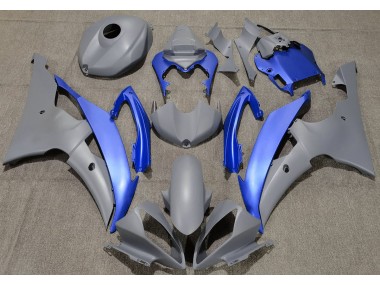 2008-2016 Matte Grey & Blue Yamaha R6 Motorcycle Fairings Canada