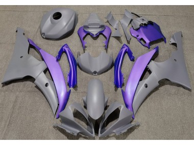 2008-2016 Matte Grey & Purple Yamaha R6 Motorcycle Fairings Canada