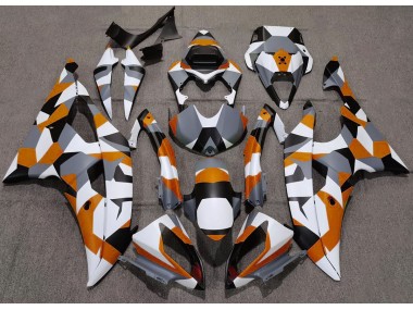 2008-2016 Orange Camo Plain Yamaha R6 Motorcycle Fairings Canada