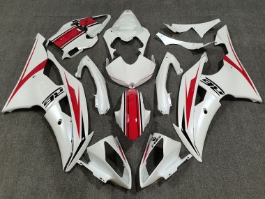 2008-2016 Pearl White & Gloss Red Yamaha R6 Motorcycle Fairings Canada