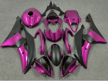 2008-2016 Pink and Matte Black Yamaha R6 Motorcycle Fairings Canada