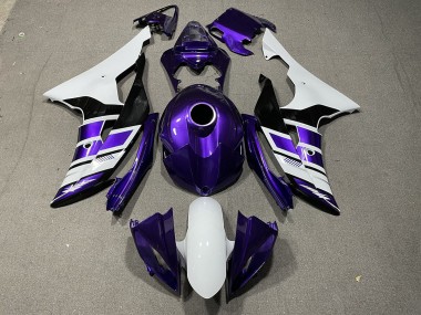 2008-2016 Purple Black and White OEM Style Yamaha R6 Motorcycle Fairings Canada