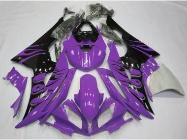 2008-2016 Purple Flame Style Yamaha R6 Motorcycle Fairings Canada