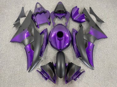 2008-2016 Purple and Matte Black Yamaha R6 Motorcycle Fairings Canada