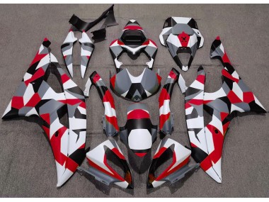 2008-2016 Red Camo Plain Yamaha R6 Motorcycle Fairings Canada