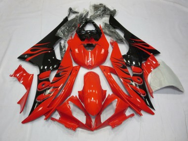 2008-2016 Red Flame Yamaha R6 Motorcycle Fairings Canada