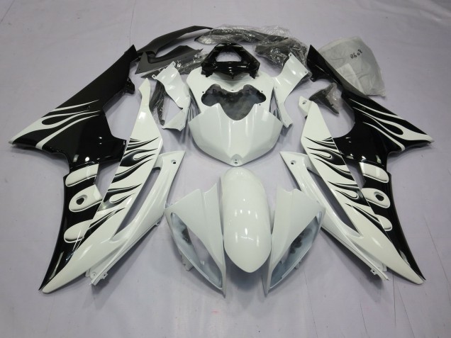 2008-2016 White Flame Yamaha R6 Motorcycle Fairings Canada