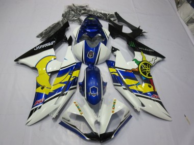 2008-2016 Yellow and Blue Yamaha R6 Motorcycle Fairings Canada