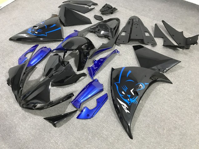 2009-2012 Blue Panther Yamaha R1 Motorcycle Fairings Canada