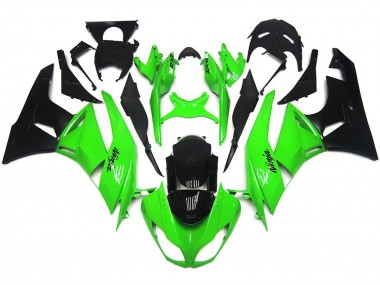 2009-2012 Deep Gloss Green Sharp Kawasaki ZX6R Motorcycle Fairings Canada