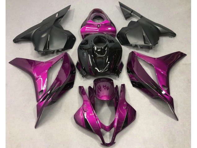 2009-2012 Deep Pink with Black Honda CBR600RR Motorcycle Fairings Canada