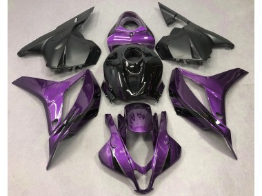 2009-2012 Deep Purple with Black Honda CBR600RR Motorcycle Fairings Canada