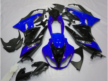 2009-2012 Gloss Blue and Black Kawasaki ZX6R Motorcycle Fairings Canada