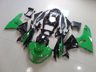 2009-2012 Green Black Ninja Kawasaki ZX6R Motorcycle Fairings Canada