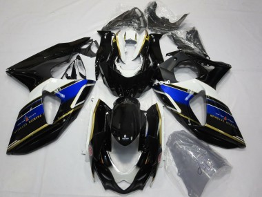 2009-2016 Blue and Gold Suzuki GSXR 1000 Motorcycle Fairings Canada